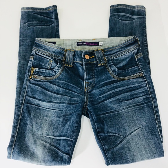 SOLD Vigoss Collection Women's Button Fly Sz 27 - Picture 3 of 5